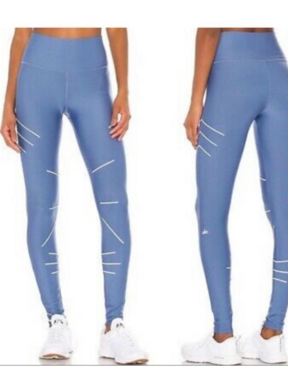 Alo Yoga High-Waist Sequence Legging Blue Jean Size Small